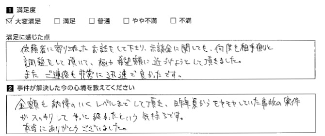 何度も相手側と調整をして頂いた